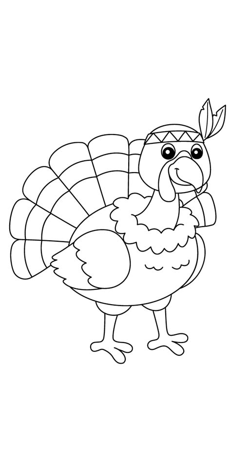 Old Thanksgiving Turkey Coloring Page - Free Printable Coloring Pages for Kids