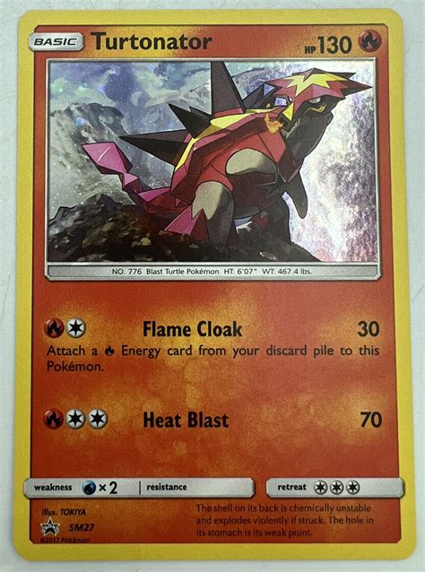 Pokemon TCG Turtonator SM27 Promo Values MAVIN