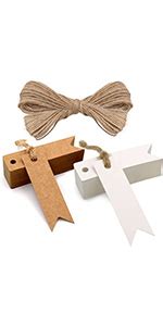 Jijacraft Tiquettes Papier Kraft Etiquette Cadeaux X Cm Pi Ces