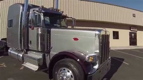 2015 Peterbilt 389 310 Wheel Base Train Horns Gun Metal Gray2 Youtube