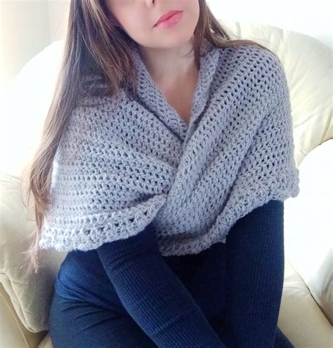 Crochet Katrine Shawl Sontag Free Pattern