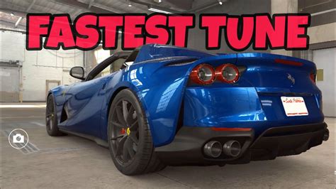 CSR2 Ferrari 812 GTS Fastest Tune Shift Pattern YouTube