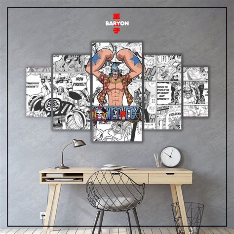 Jual Baryon Wall Decor One Piece Franky Hiasan Dinding Set Poster