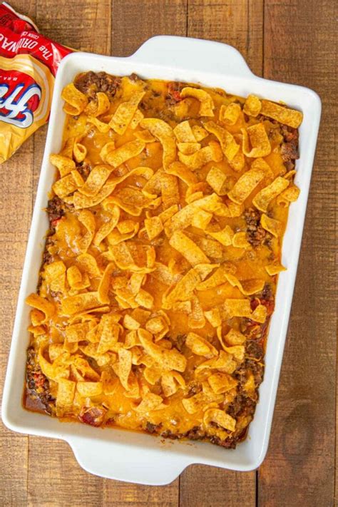 Easy Taco Casserole Recipe Weeknight Dinner Dinner Then Dessert