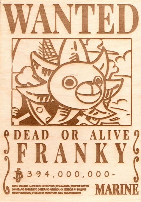 One Piece Wanted Posters Chopper