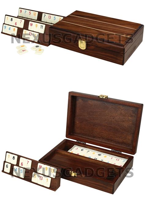 Card Games Vintage 146004 Travel Rummy Rummikub Tiles Board Game Set