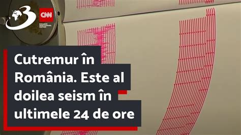 Cutremur în România Este al doilea seism în ultimele 24 de ore YouTube