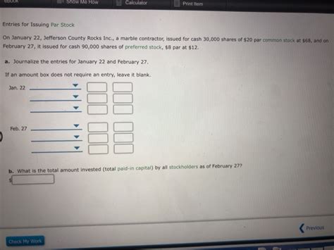 Solved EBOOK Show Me How Calculator Print Item Entries For Chegg