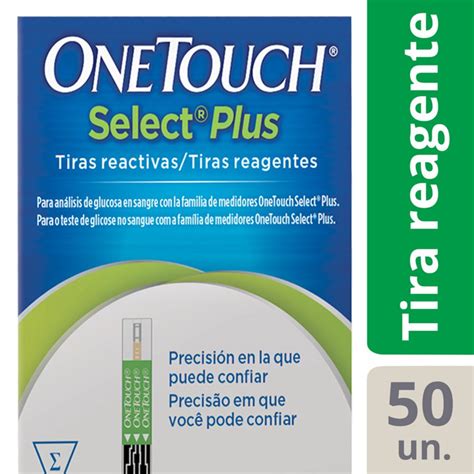 Tiras Reagentes One Touch Select Plus 50 Unidades Shopee Brasil