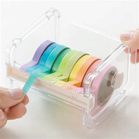 Tape Storage Boxes Eco friendly Bins Office Organzer Masking Tape ...