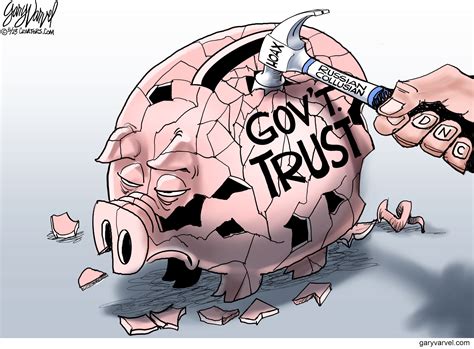 Trust Political Cartoon