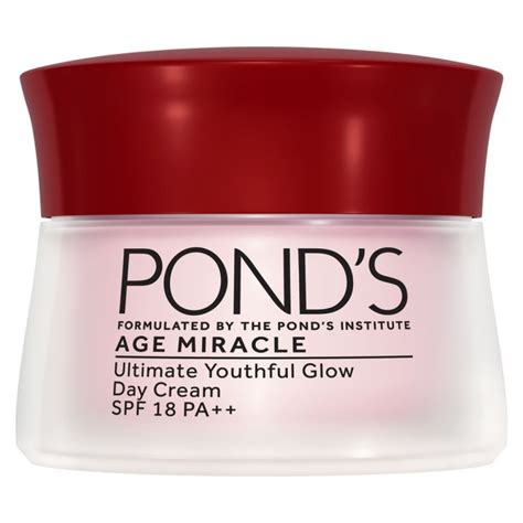 Pond S Age Miracle Ultimate Youthful Glow Day Cream SPF 18 Pa 10G