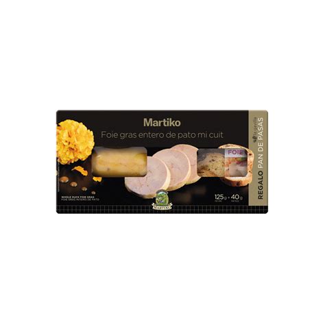 Foie Gras Entero De Pato Mi Cuit 125 G Regalo Pan De Pasas Tienda