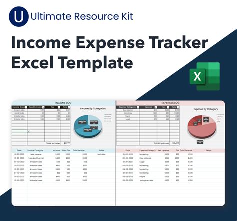 Income Expense Tracker Excel Template | High Quality Templates