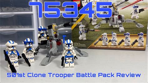 Lego Star Wars 75345 501st Battle Pack Review 2023 Youtube