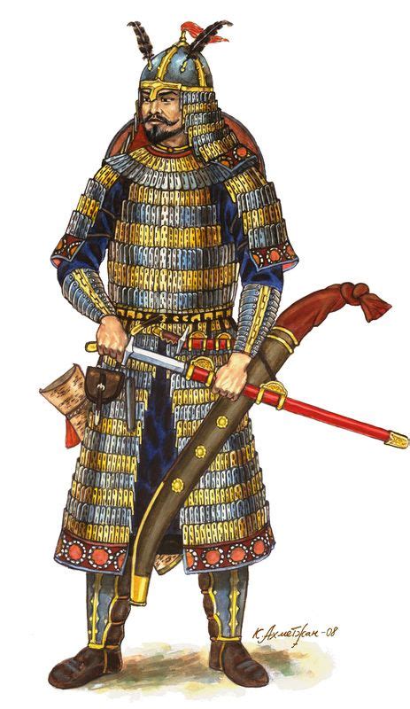 Turk Warrior With Lamellar Armor