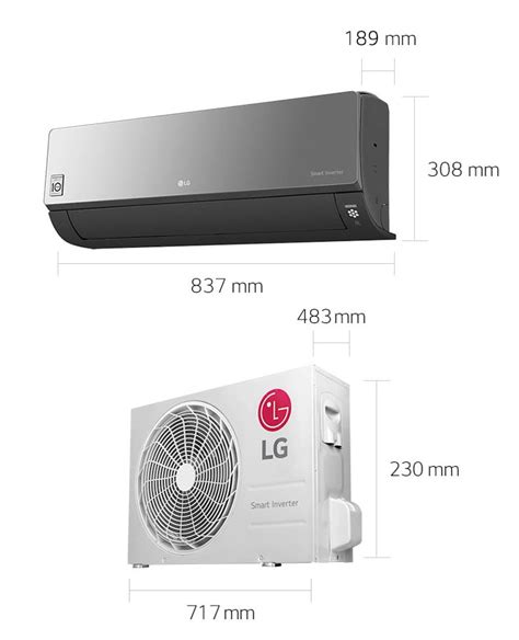 Klimatyzator Lg Artcool Mirror Ac Bq Z Jonizatorem I Wi Fi