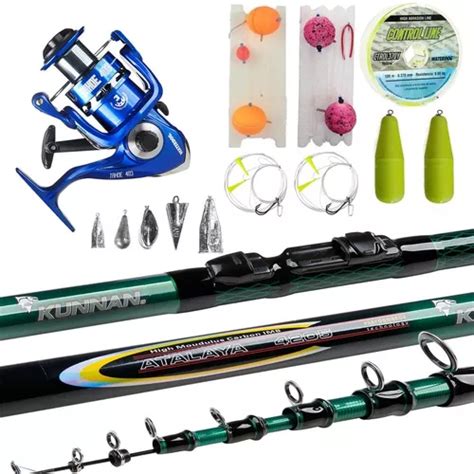 Kit Pesca Pejerrey Ca A Grafito M Atalaya Reel Lineas