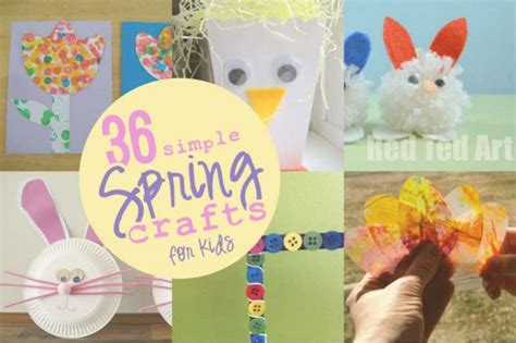 36 Simple Spring Crafts for Kids - hands on : as we grow