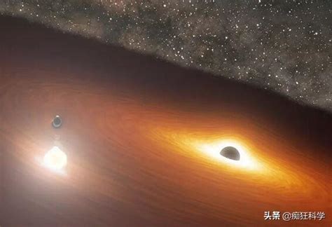 科學家在遙遠的星系裡發現雙黑洞「共舞」，其中一個將被吞噬！ 每日頭條