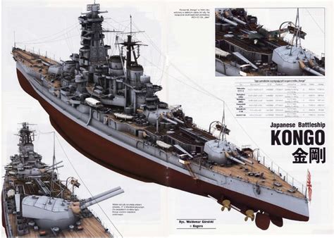 Japanese Kongo-class battleship | Battleship, Imperial japanese navy ...