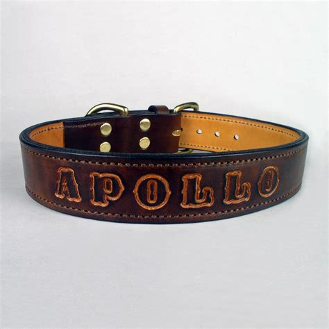 Personalized Leather Dog Collars - Custom Dog Collars