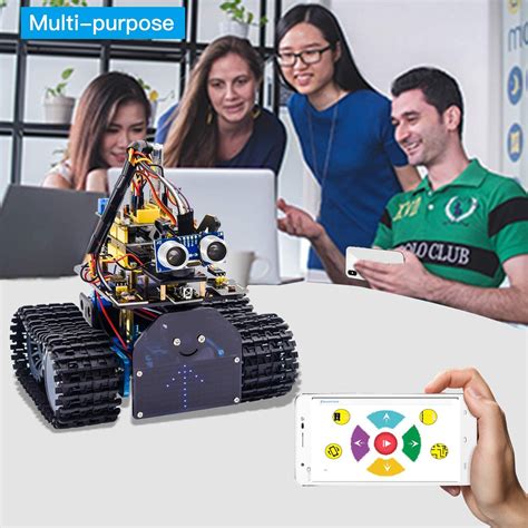 Buy KEYESTUDIO Mini Tank Robot V2 Smart Car Kit For Arduino IR