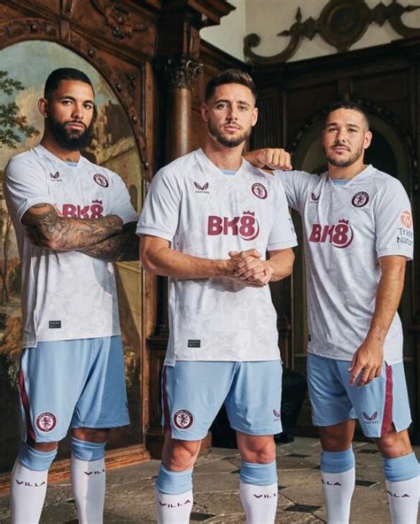 Nova Camisa Reserva Do Aston Villa 2023 2024 Castore MDF