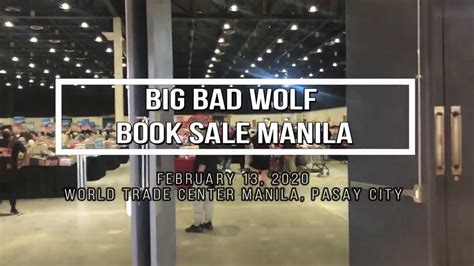 Big Bad Wolf Book Sale Manila 2020 At World Trade Center Manila Youtube