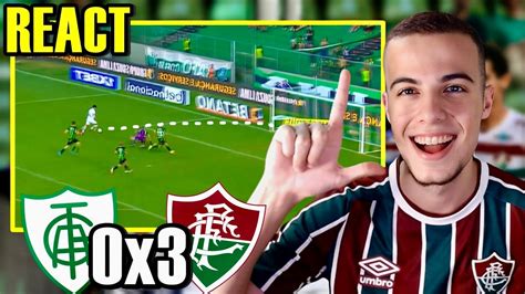 DINIZISMO NO BRASILEIRÃO América MG 0x3 Fluminense REACT MELHORES