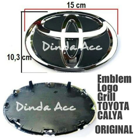 Jual Emblem Logo Depan Toyota CALYA Original Shopee Indonesia