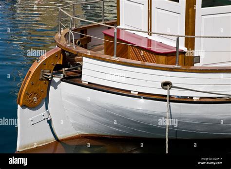 Old wooden ship rudder Stock Photo - Alamy