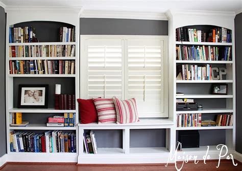 Built In Shelves Around Window Home Bedroom Diy Bookshelves Diy