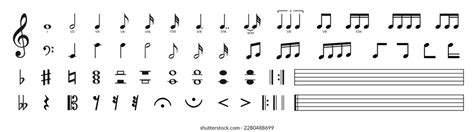 Teclado Musical Con Notas Royalty Free Stock Svg Vector And Clip Art