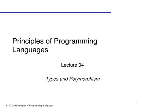 Ppt Principles Of Programming Languages Powerpoint Presentation Free