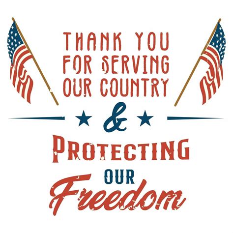 Thank You For Serving Our Country Svg Png  Pdf Files Craftpi