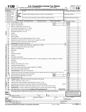 Fillable Online Irs Govpubirs Priorversion B U S Corporation