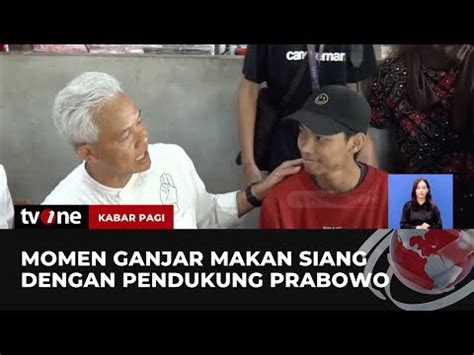 Ganjar Pranowo Ajak Makan Bareng Pendukung Prabowo Gibran Tvone