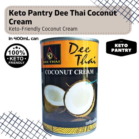 Dee Thai Coconut Cream 400ml Keto Friendly Lazada Ph