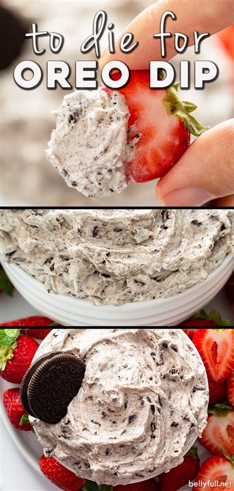 This Easy Oreo Dip Recipe Is One Of The Best Cold Dessert Dips Around Made With Only 5 Simple