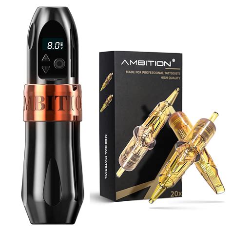 Amazon Ambition Troll Wireless Tattoo Machine Rotary Cartridge Pen