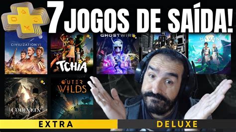 7 jogos saindo da PS Plus Extra e Deluxe Agora em Março de 2024