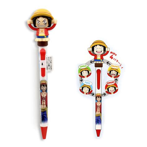 One Piece Luffy Pen With Expressions Seimon Cho