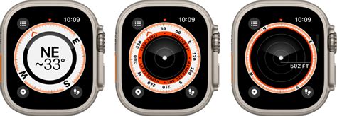 Use The Compass App On Apple Watch Ultra Apple Support