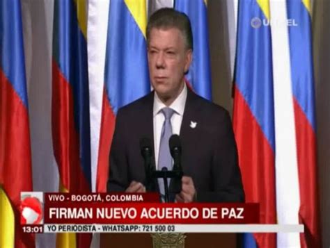 El Gobierno De Colombia Y Las Farc Firman Un Nuevo Acuerdo De Paz