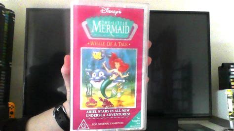 The Little Mermaid Whale Of A Tale Vhs Australia Opening Youtube