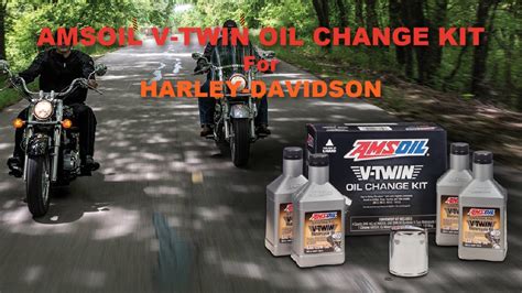 Harley Davidson Oil Change Kit Amsoil V Twin Oil Change Kit Youtube