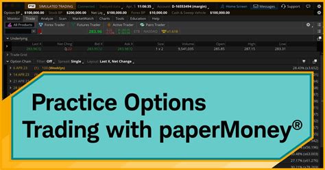 Thinkorswim® Papermoney® Simulated Options Trading Charles Schwab