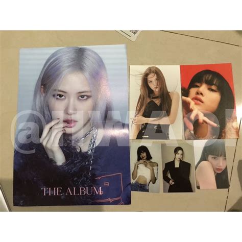 Jual Blackpink The Album Photocard Postcard Poster Lisa Jisoo Rose