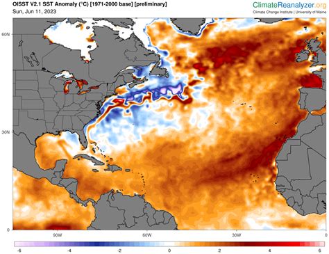 Altas Temperaturas En Las Aguas Del Atl Ntico Norte Qu Est